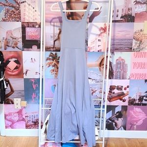 Bohme lace up detail maxi dress